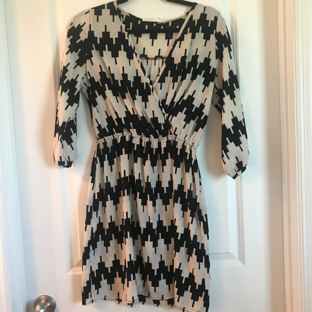 Black & Cream Dress
